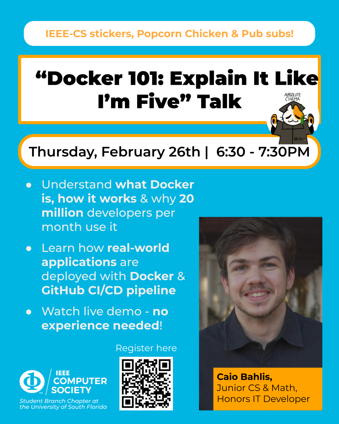 “Docker 101: Explain It Like I’m Five” Talk & Free Food!
