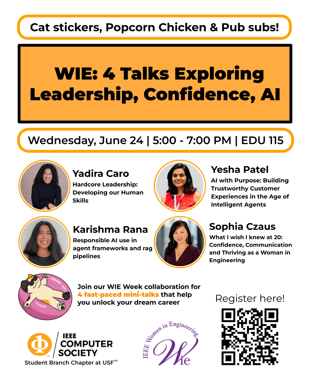 WIE: 4 Talks Exploring Leadership, Confidence, and AI